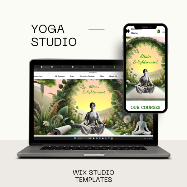 Product Cover Image of Wix Studio Yoga Studio Website Template